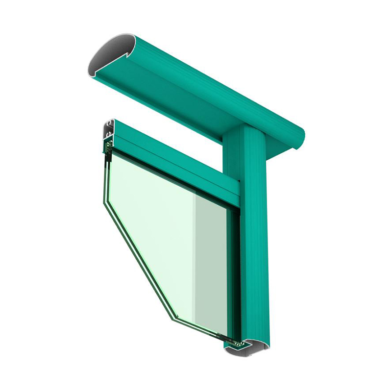 Perfiles de barandillas de balcones de aluminio