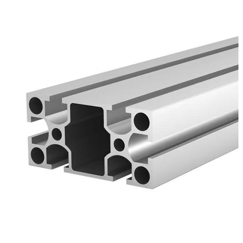 Línea de montaje de perfiles de aluminio