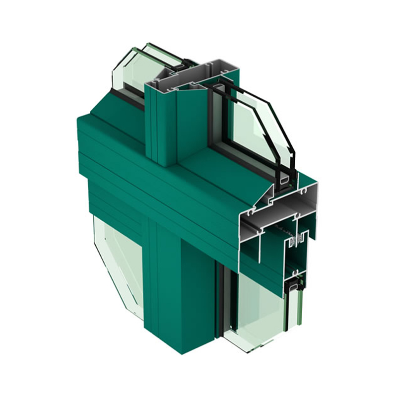 Perfiles deslizantes de ventanas de aluminio no térmico