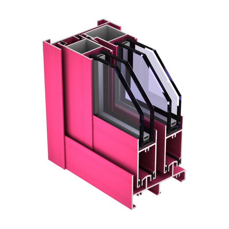 Perfiles de puertas correderas de aluminio no térmico