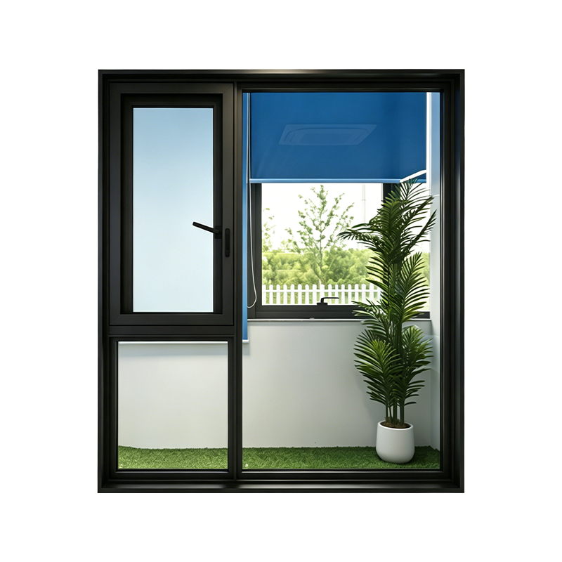 Ventana integrada de malla de acero de apertura exterior eléctrica 120